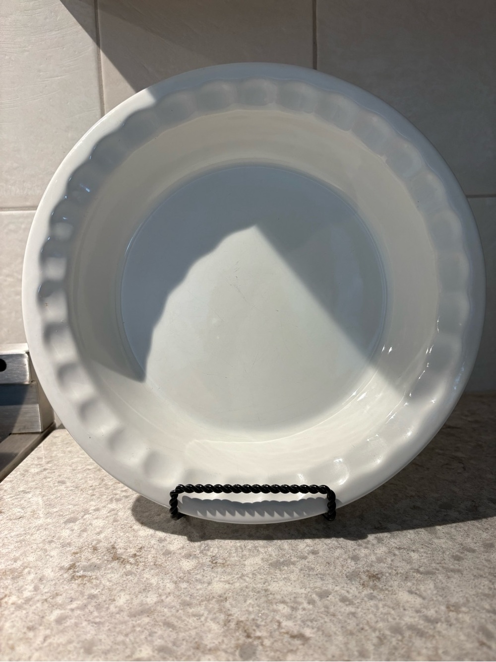 Le Creuset White Pie Dish